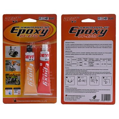 20g Alüminyum tüp Metal Bağlama Yapıştırıcı Epoksi reçine AB Yapıştırıcı 2 Bölüm Epoksi reçine yapıştırıcı
