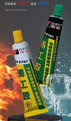100ml 65ml kum delikleri onarmak için dökme yapıştırıcı metal kalıplardaki çatlaklar ve desenler