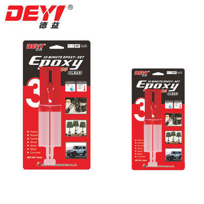 30 dakikalık Hızlı Düzeltme Açık Enjekte edilebilir Epoxy AB Yapıştırıcı Yüksek Güçlü Su geçirmez reçine yapıştırıcı LED lambaları onarmak için