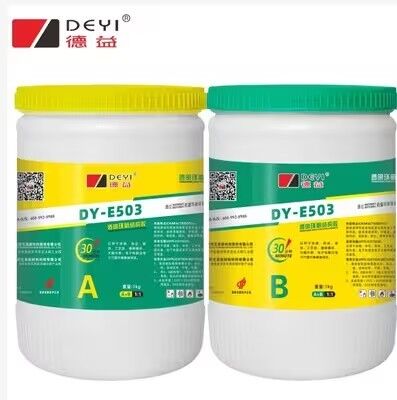 Şeffaf Potting Epoxy reçine Yüksek Güçlü Sıcaklığa Sabit Yapıştırıcı Mıknatıs Motor Bileşenleri Kapsülasyon