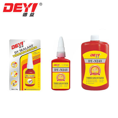 Threadlocker Sealant Yapıştırıcı Anaerobik Mavi Yapıştırıcı Düşük Viskozluk