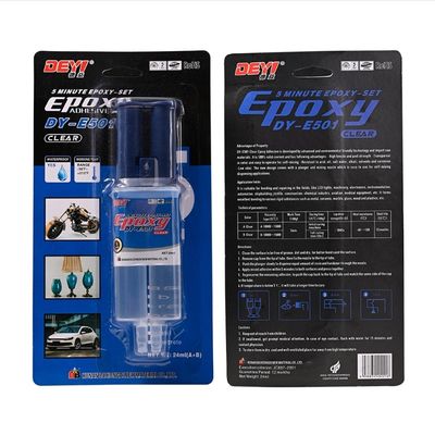 Hızlı Düzeltme Şırınga Keramik ve Ahşap Oyuncaklar İçin Epoxy AB Yapıştırıcı
