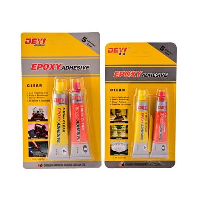 Hızlı Düzeltme Şırınga Keramik ve Ahşap Oyuncaklar İçin Epoxy AB Yapıştırıcı