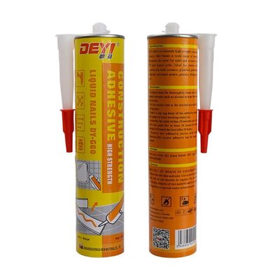 Mutfak ve Banyo Metal Yapıştırıcı SBS Ev Tırnak Serbest Yapıştırıcı Güçlü Bağlama için