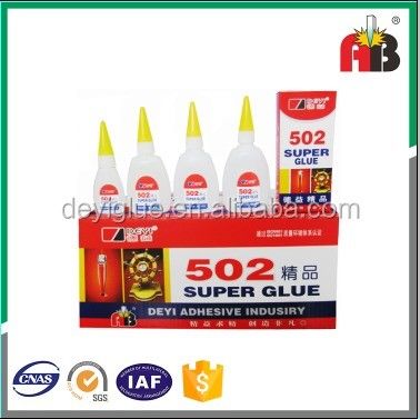 502 Sıvı yapıştırıcı Anlık yapıştırıcı Çoklu malzemeler için süper yapıştırıcı