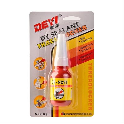 Yüksek sıcaklık için sıvı yapıştırıcı kırmızı küçük şişe boru mühürleyici iplik kilitleyici yapıştırıcı