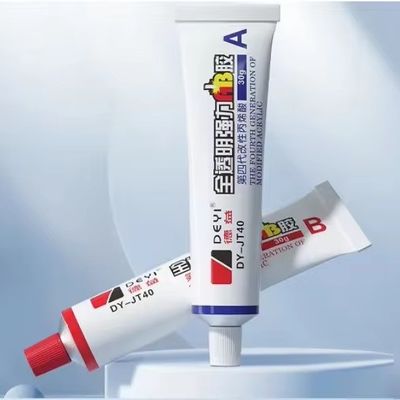Akrilik Ana Malzeme Kristal Açık AB PVC'ye Güçlü Yapışkanlık İçin Yapıştırıcı Yapıştırıcı
