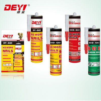 İnşaat çivisiz sıvı çivi yapıştırıcı ahşap ve MDF karton için