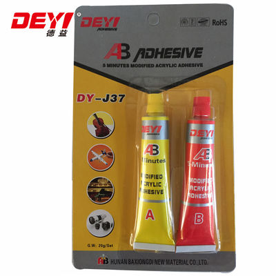 12 Aylık Garanti Süresi 20g 80g Tüpler Acrylic Ab Quick Set Metal Tamir için yapıştırıcı
