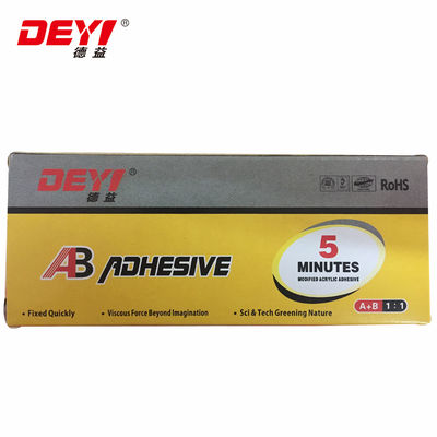 12 Aylık Garanti Süresi 20g 80g Tüpler Acrylic Ab Quick Set Metal Tamir için yapıştırıcı