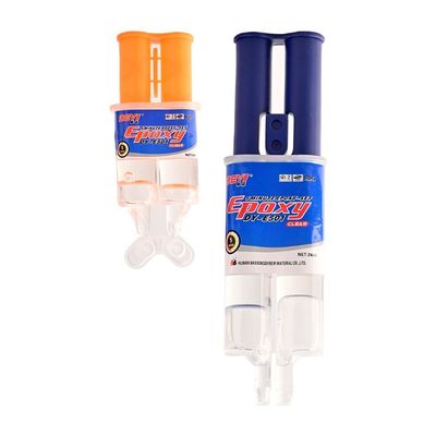 24 ml Temiz Şırınga Epoksi Yapıştırıcı DDEYI SGS Onaylı 5 Dakikalık Sıvı Yapıştırıcı
