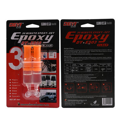 Yüksek sıcaklığa dayanıklı 12 aylık raf ömrü olan açık epoksi AB yapıştırıcı güçlü bağlama için