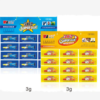 Çok fonksiyonel 502 Anlık Süper Yapıştırıcı Siyanoakrilat Yapıştırıcı