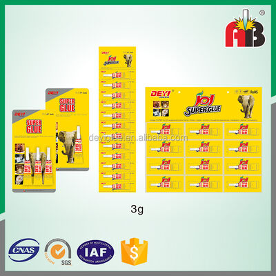 Yüksek kaliteli 12 adet süper yapıştırıcı.