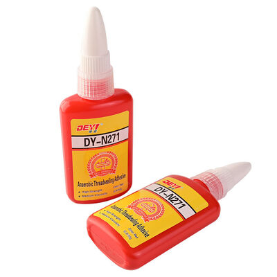 DEYI N271 Kırmızı Yüksek Mukavemetli Vida Yapıştırıcısı Anaerobik Yapıştırıcı Vida Sabitleyici