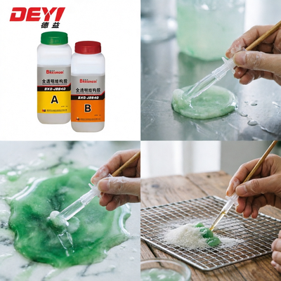 Kristal Açık AB Yapısal Yapıştırıcı   Electronic Grade Epoxy Glue for Appliance Assembly