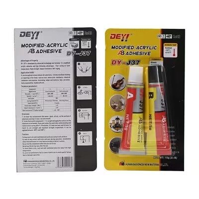 Endüstriyel Kalite Değiştirilmiş Akrilik Yapısal Yapıştırıcı   Fast Curing AB Glue for Household & Plastic Repair