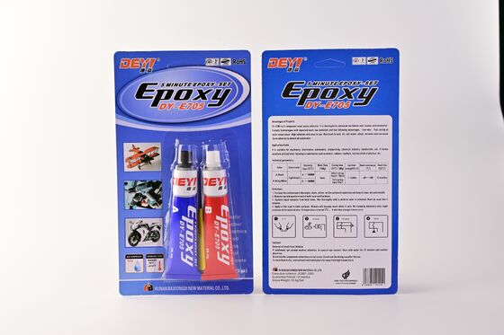 5 dakikalık Hızlı Düzeltme Siyah ve Beyaz Epoksi Gel Yapıştırıcı Elektriksel Ekipman Onarımı için Yüksek Güçlü İzole Yapıştırıcı