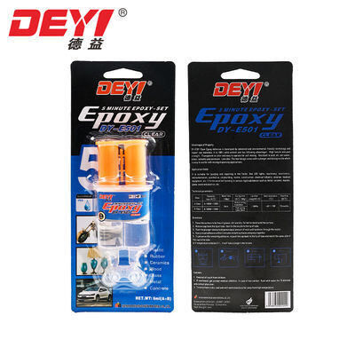 5 dakikalık Hızlı Düzeltme Açık Enjekte edilebilir Epoxy AB Yapıştırıcı Yüksek Güçlü Su geçirmez reçine yapıştırıcı LED lambaları onarmak için