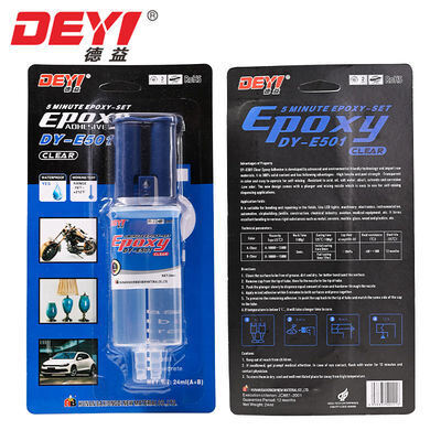 5 dakikalık Hızlı Düzeltme Açık Enjekte edilebilir Epoxy AB Yapıştırıcı Yüksek Güçlü Su geçirmez reçine yapıştırıcı LED lambaları onarmak için