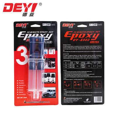 30 dakikalık Hızlı Düzeltme Açık Enjekte edilebilir Epoxy AB Yapıştırıcı Yüksek Güçlü Su geçirmez reçine yapıştırıcı LED lambaları onarmak için