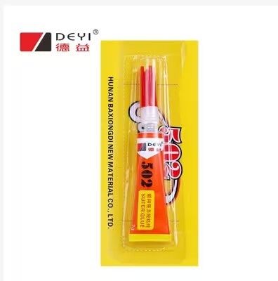 Hızlı Kurutma Kırmızı Mavi 502 Süper Yapıştırıcı Güçlü Bağlantı Anlık Yapıştırıcı Donanım Tamir Yapıştırıcı
